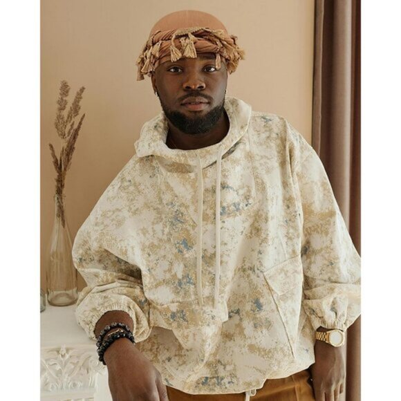 ⚡Men Women Colorful Tassel Black Satin Head Wraps Skull Cap Braid Beanie Turban - Picture 7 of 9